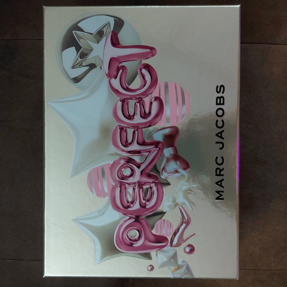 Marc Jacobs Silver and Pink Decorative Box